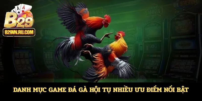 Danh mục game đá gà hội tụ nhiều ưu điểm nổi bật